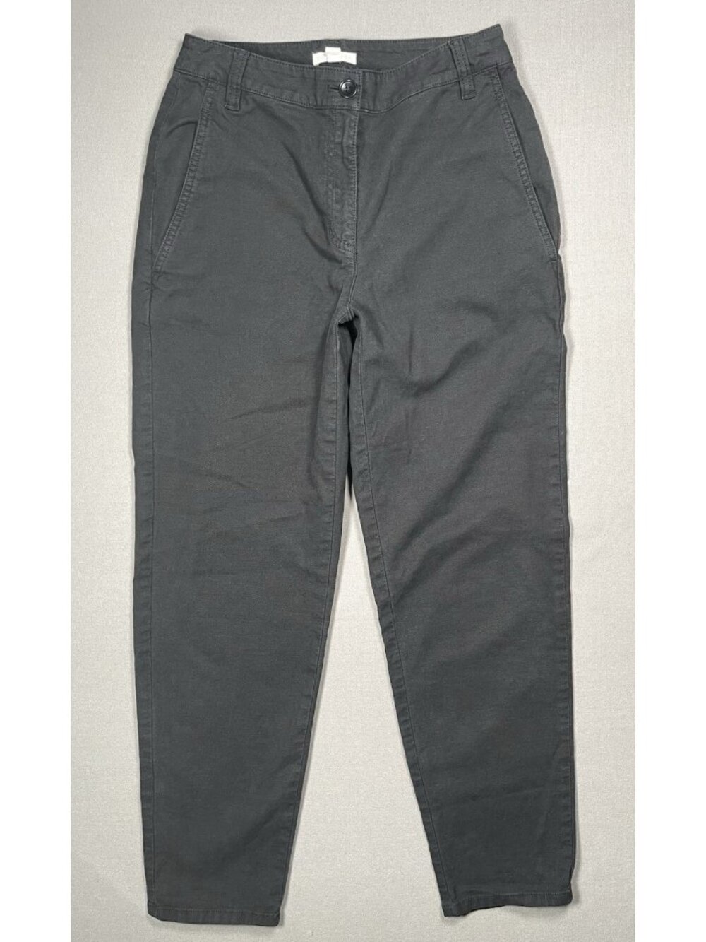 Eileen Fisher Hemp Organic Blend Black Ankle Pants - Women Size 0 X 27